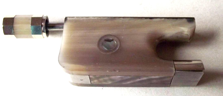 Viola White Oxhorn Bow Frog